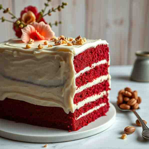 Best Red Velvet & Cream Cheese Cake